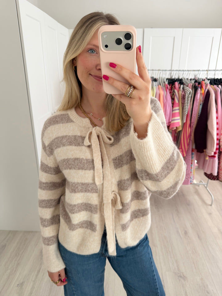 Bow Knit Cardigan