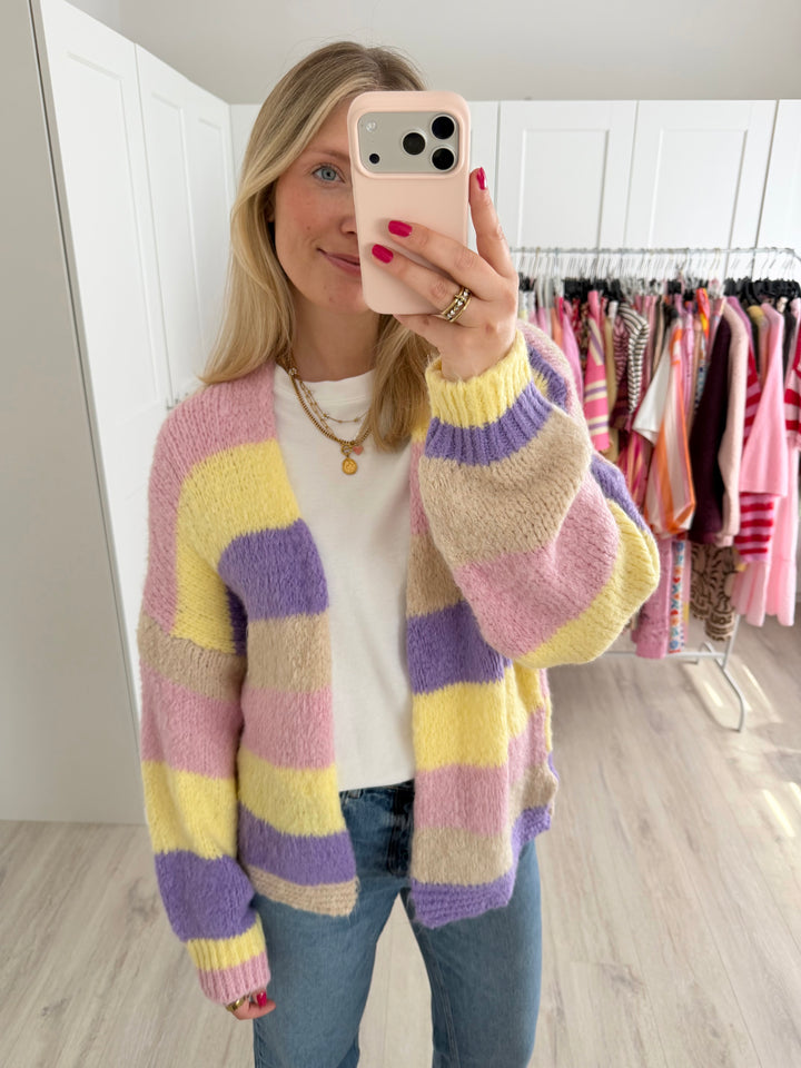 Chunky Stripes Cardigan