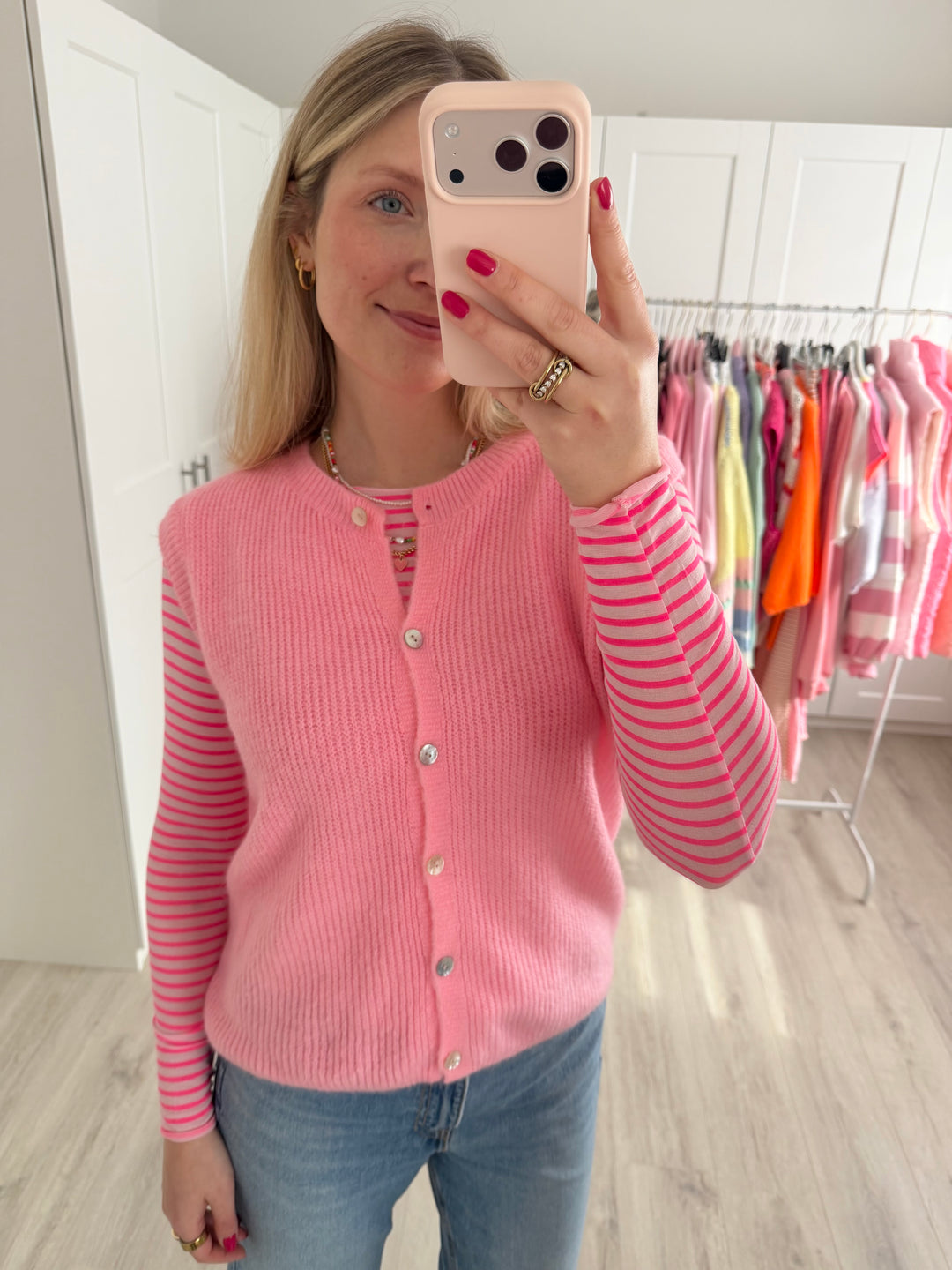 Ripped Knit Weste
