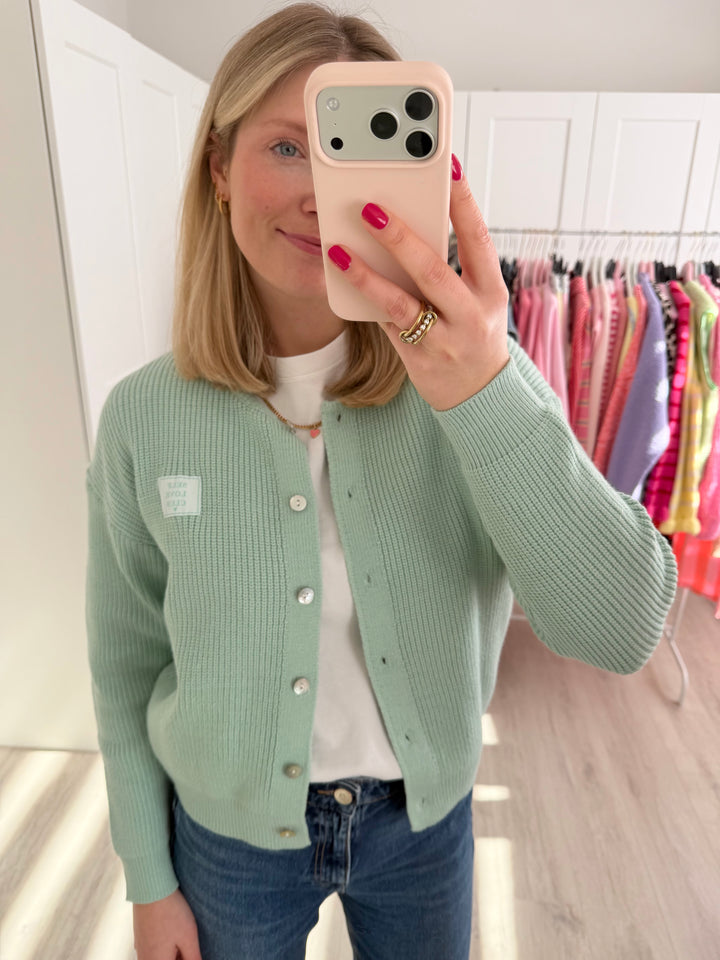 Self Love Club Ripped Cardigan