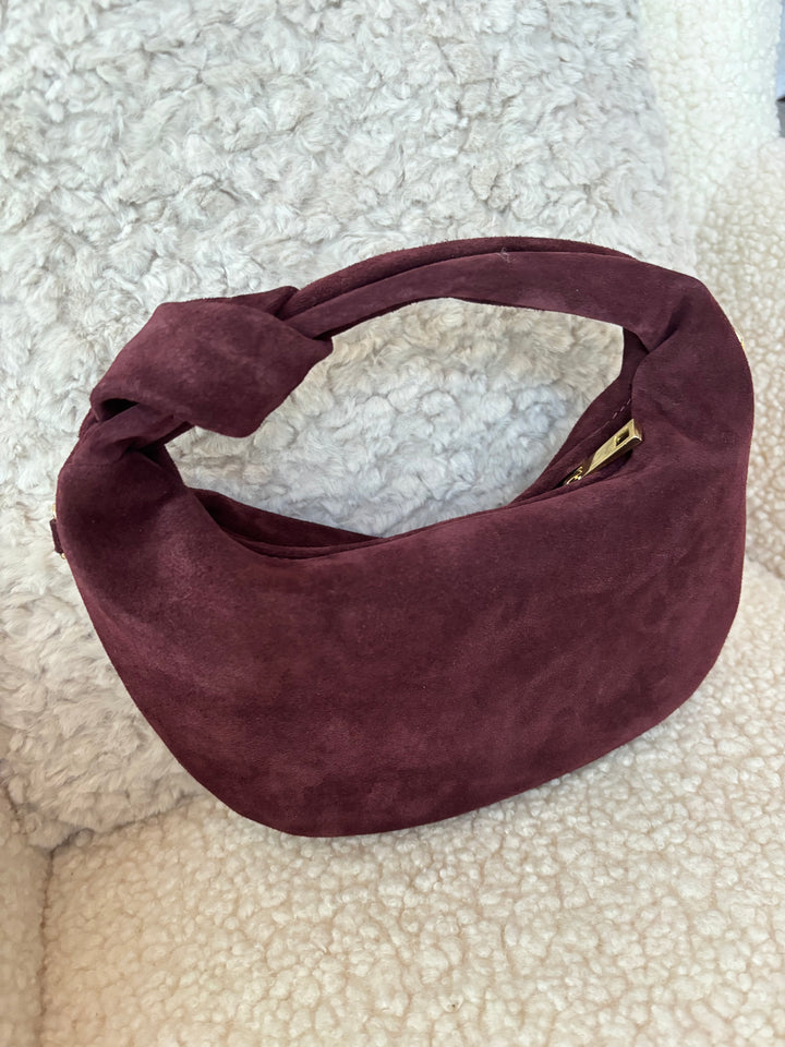Knot Suede Bag