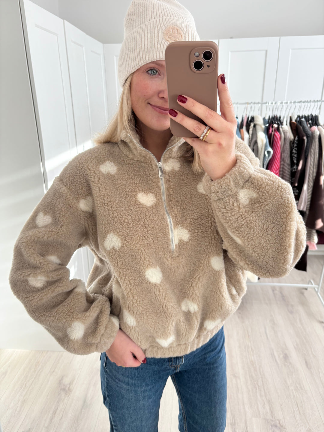 Teddy Sweater Hearts