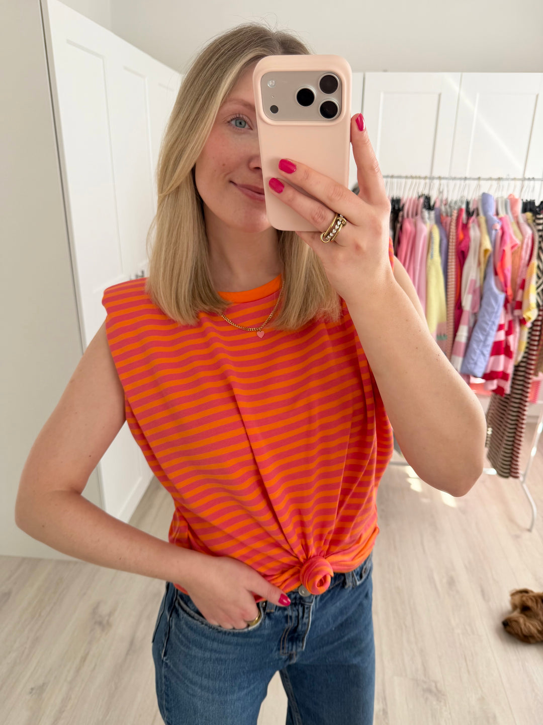 Shoulder Pad T-Shirt