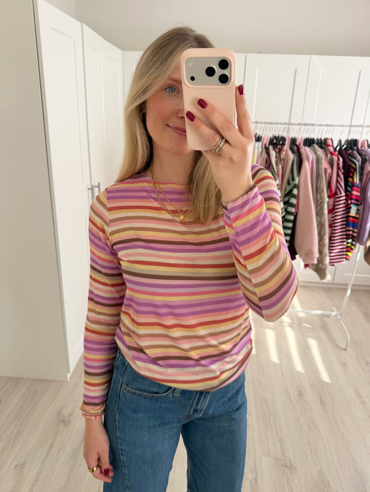 Colorful Striped Cashmere Longsleeve