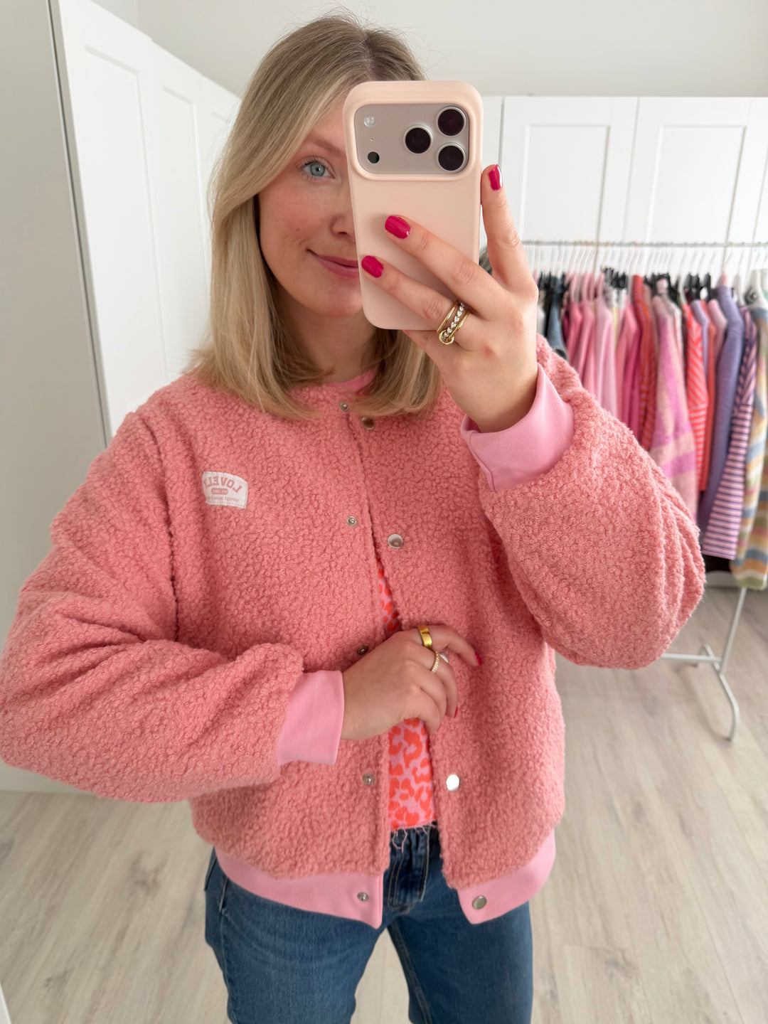 Teddy Bomberjacke Lovely