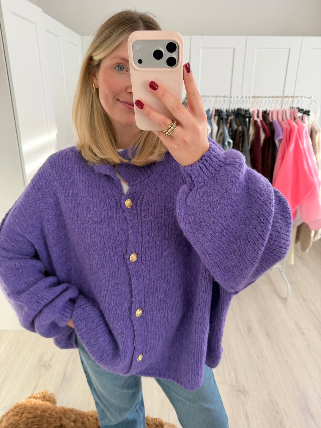 Cardigan So Cosy - Lila