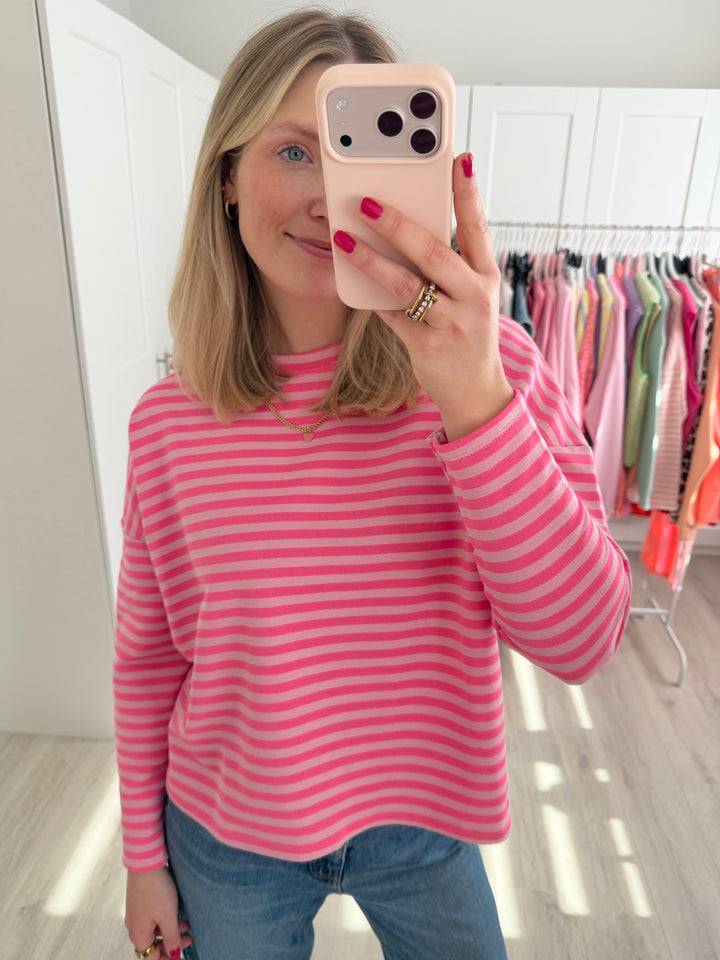 Happy Stripes Sweater (kurz)