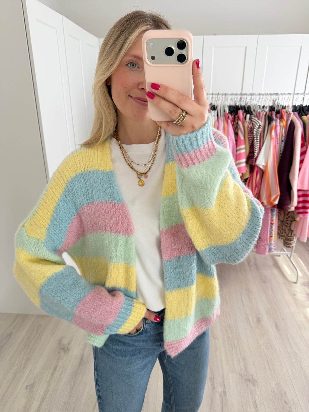 Chunky Stripes Cardigan