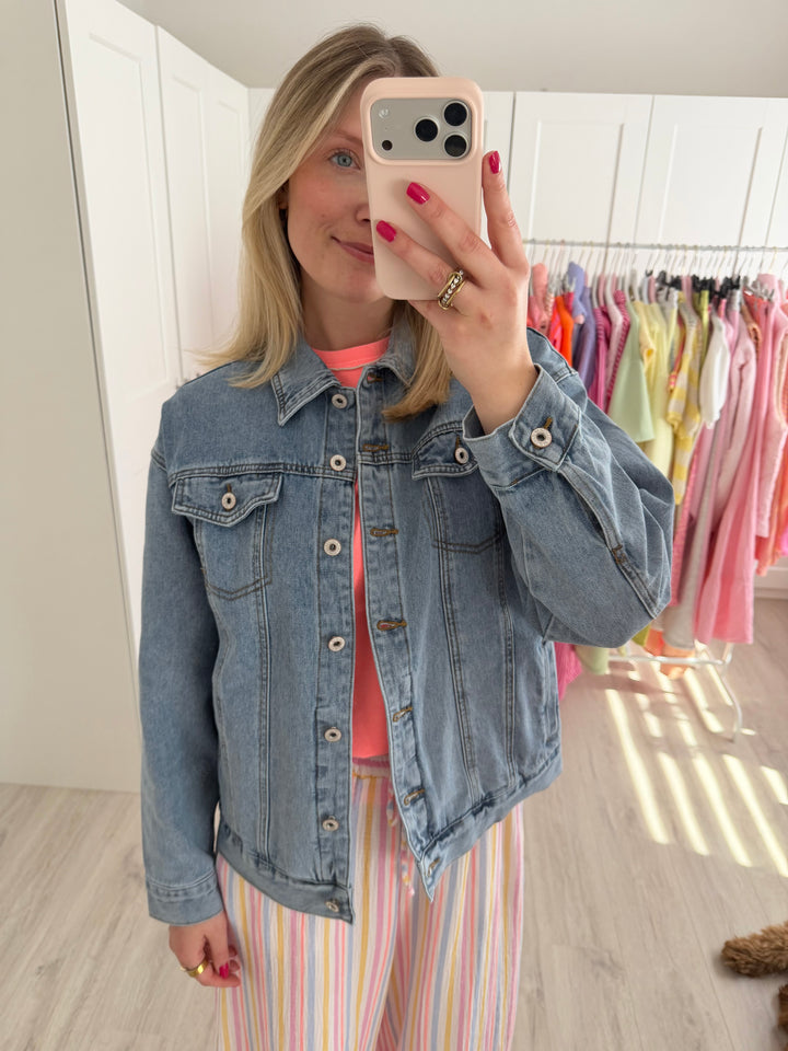 Palm Trees Jeansjacke