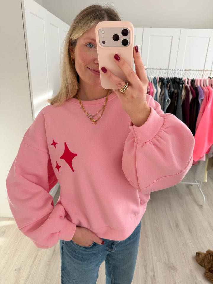 Sweater Amor por favor - Rosa