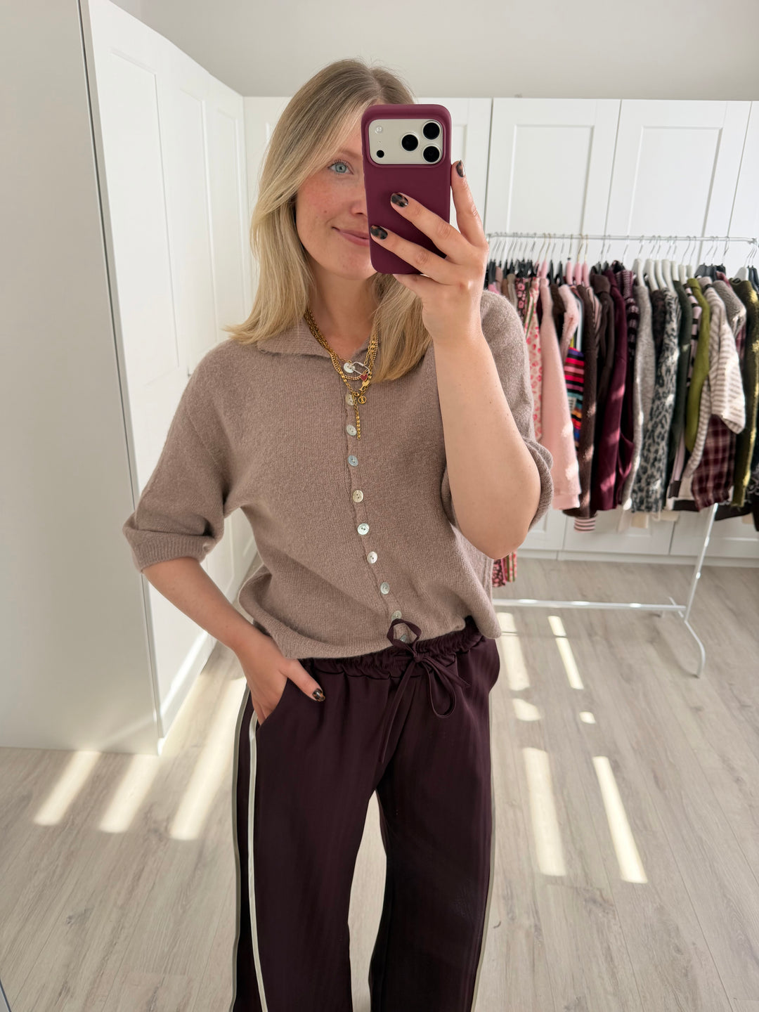 Wide Leg Suit Hose