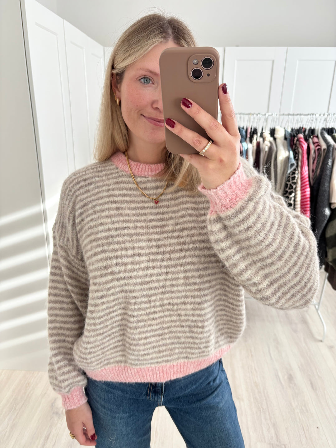 Supersoft Striped Pullover