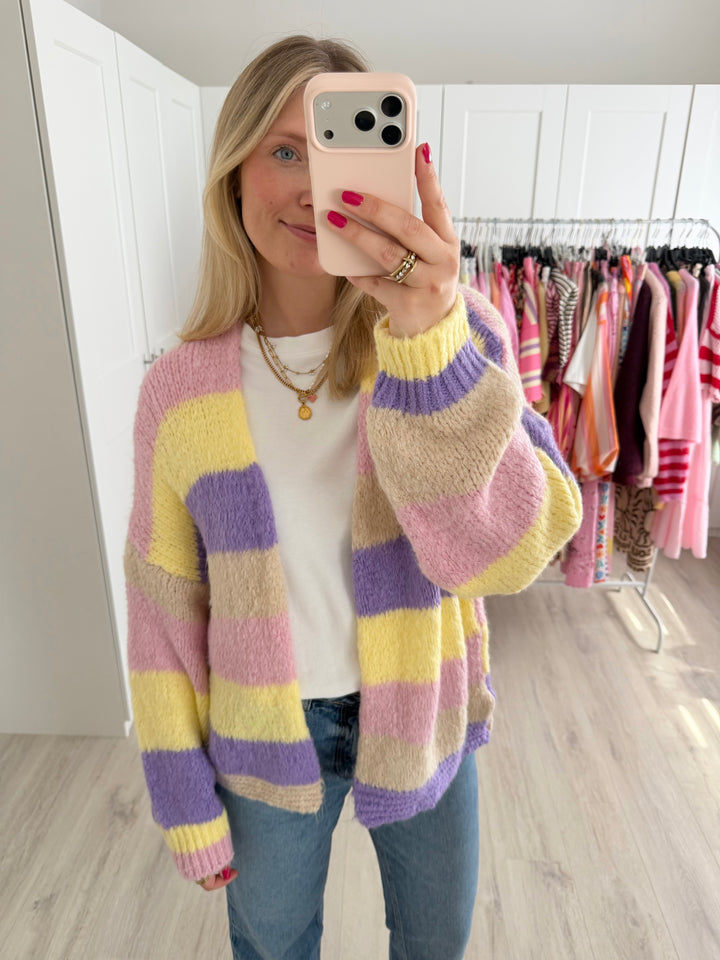 Chunky Stripes Cardigan