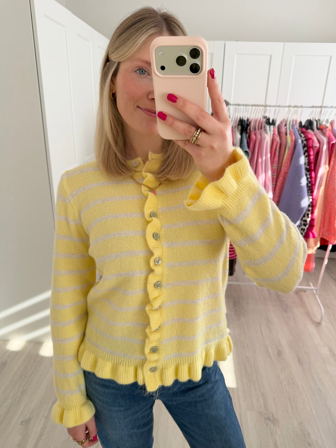 Cute Ruffle Cardigan