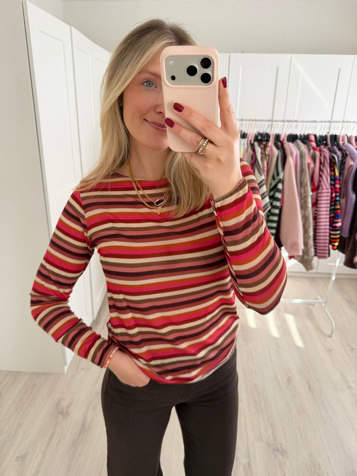 Colorful Striped Cashmere Longsleeve