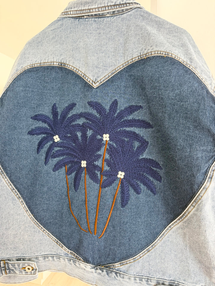 Palm Trees Jeansjacke