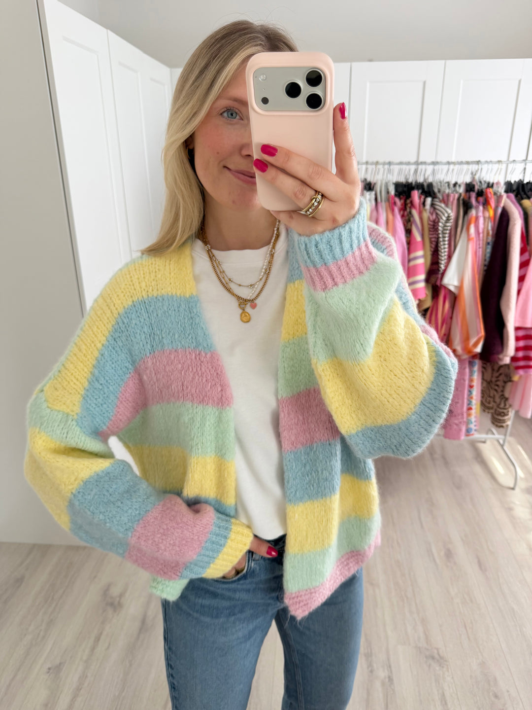 Chunky Stripes Cardigan