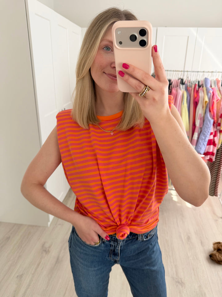 Shoulder Pad T-Shirt