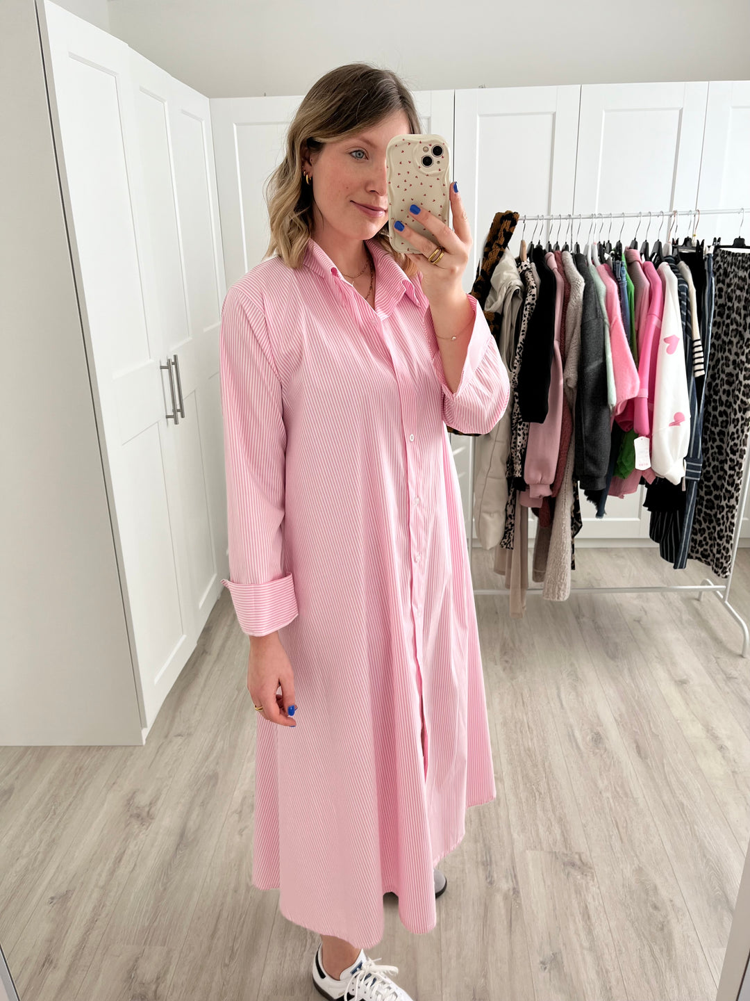 Hemdblusenkleid Copenhagen - Rosa