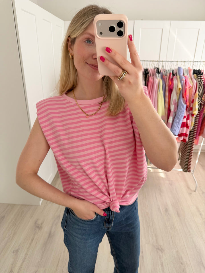 Shoulder Pad T-Shirt
