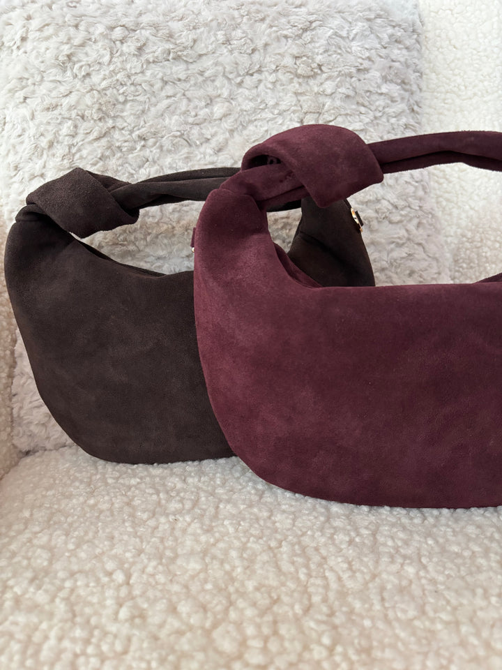 Knot Suede Bag