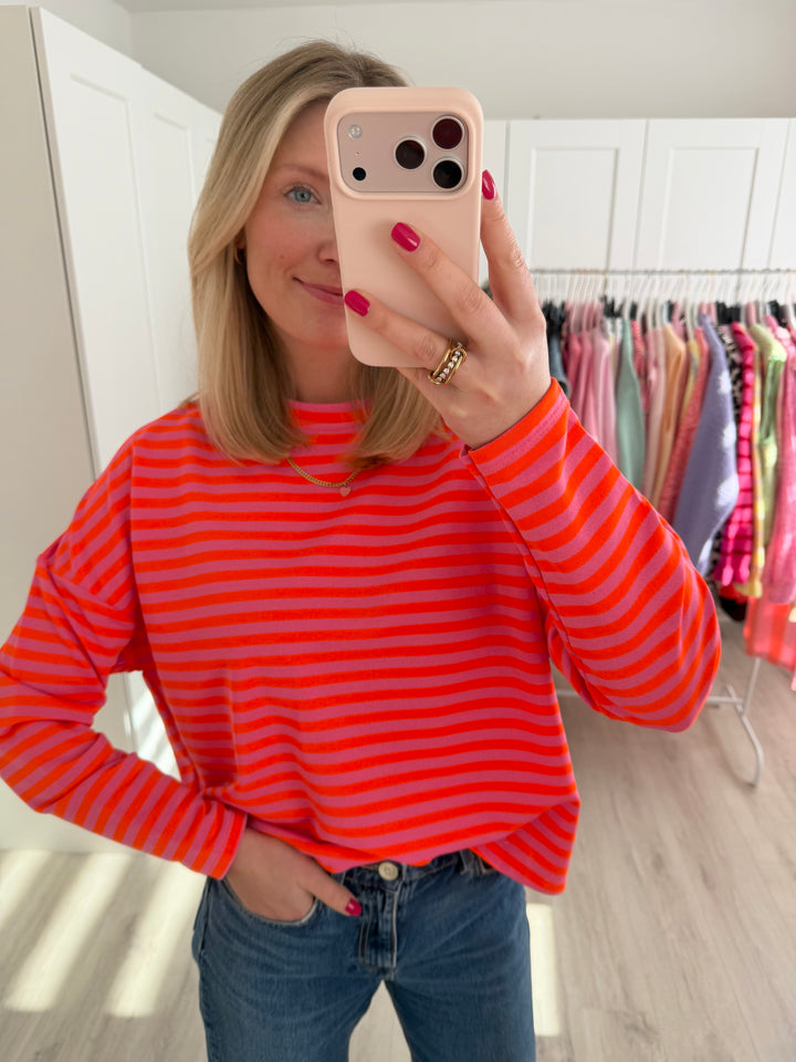 Happy Stripes Sweater (kurz)