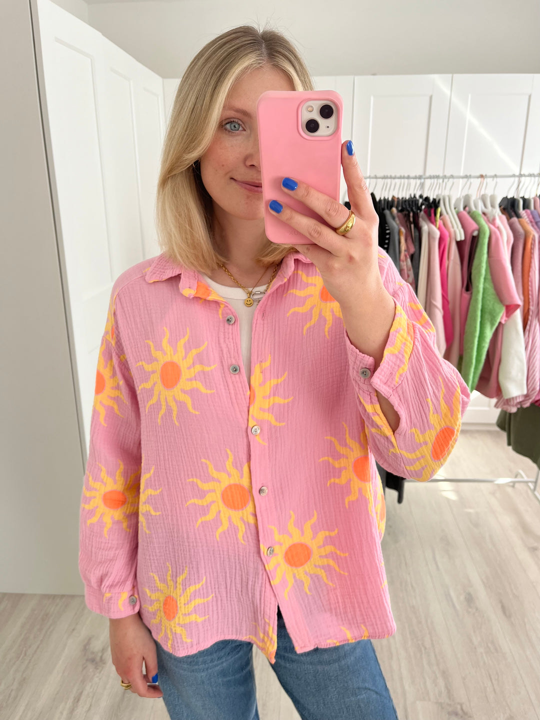 Musselinbluse Sunshine