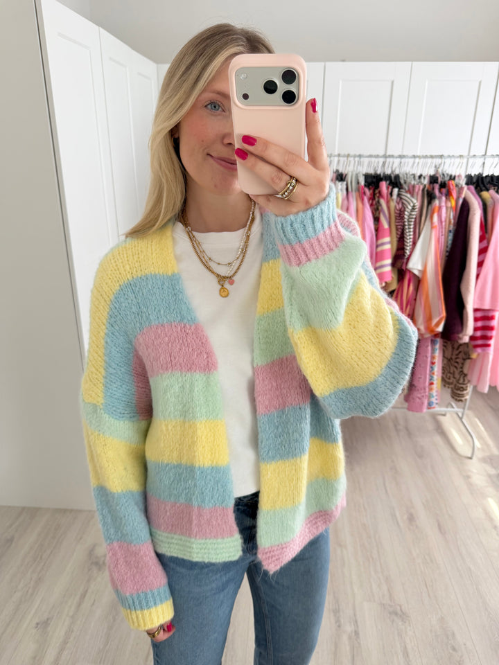Chunky Stripes Cardigan