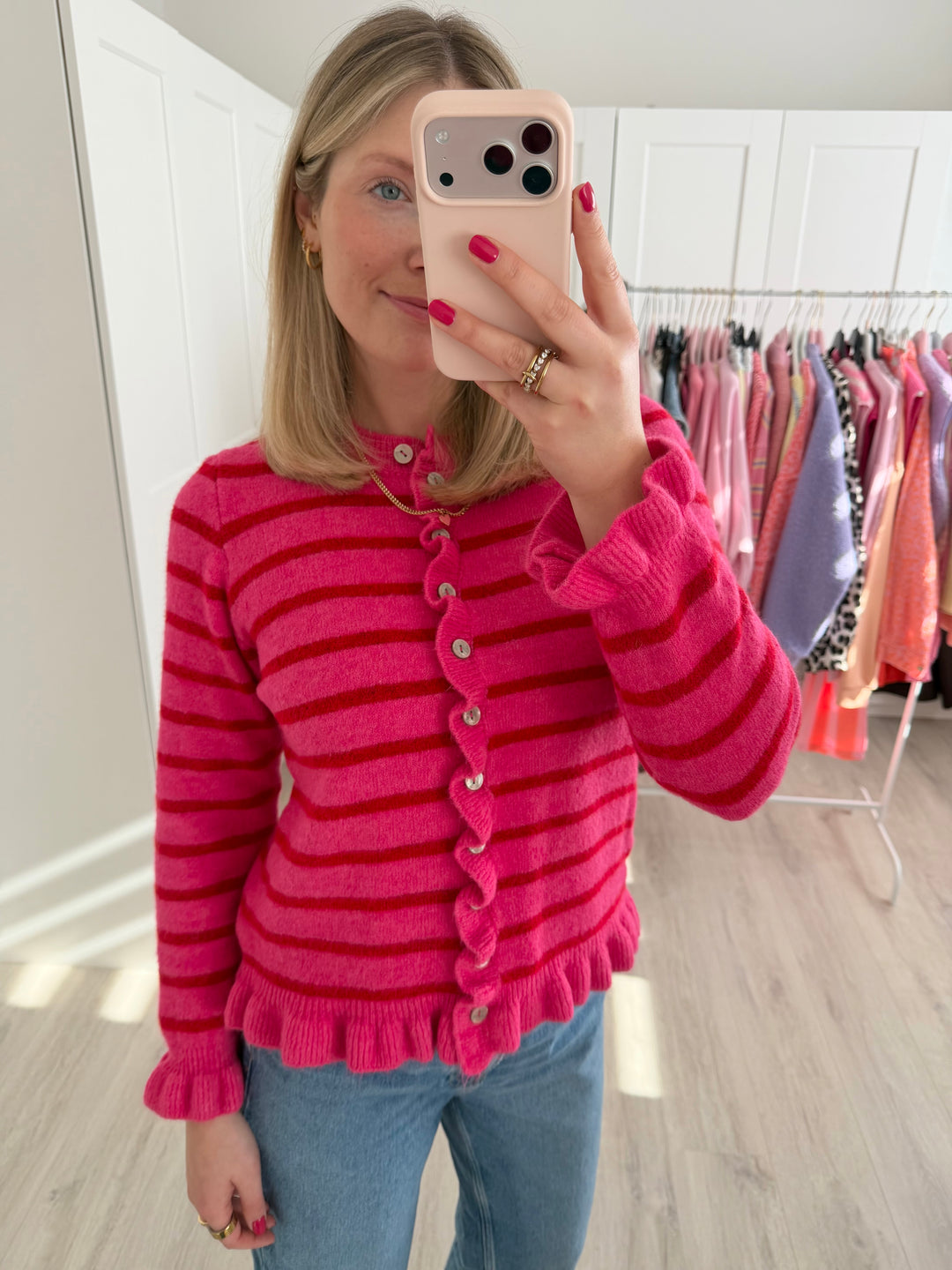 Cute Ruffle Cardigan