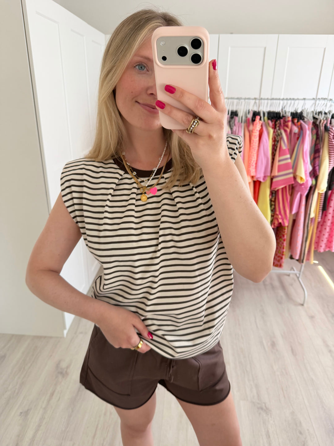 Heart Striped T-Shirt