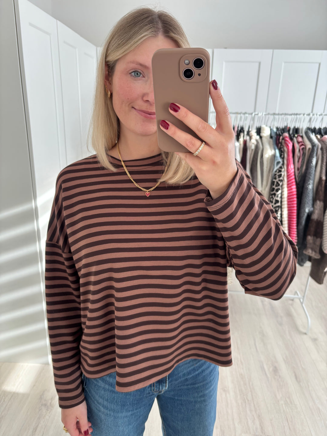 Happy Stripes Sweater (kurz)