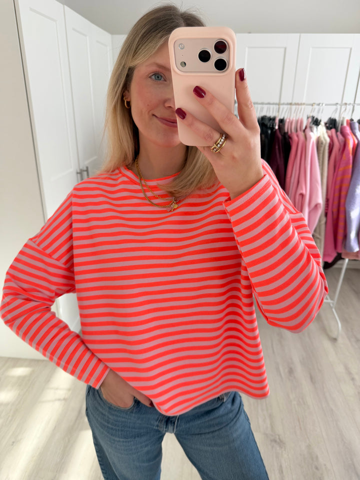 Happy Stripes Sweater (kurz)