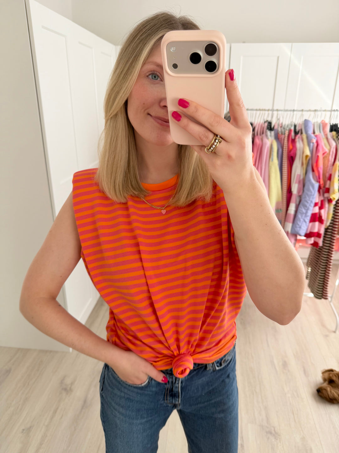 Shoulder Pad T-Shirt