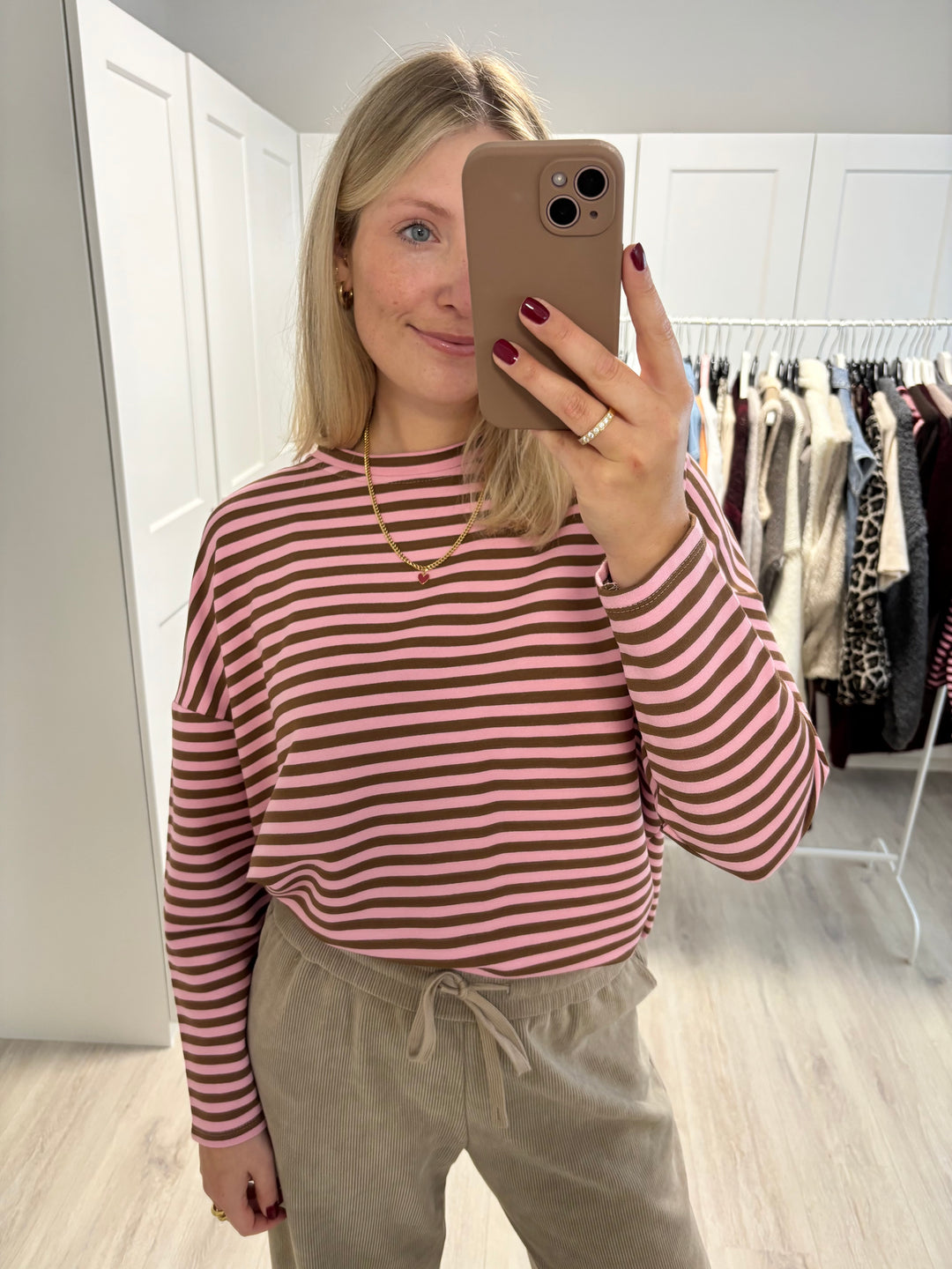 Happy Stripes Sweater (kurz)