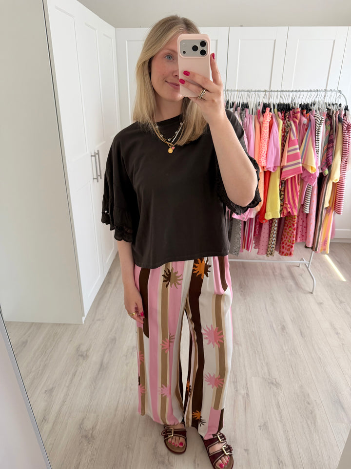 Lace Cotton T-Shirt