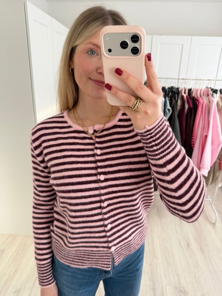 Supersoft Basic Striped Cardigan