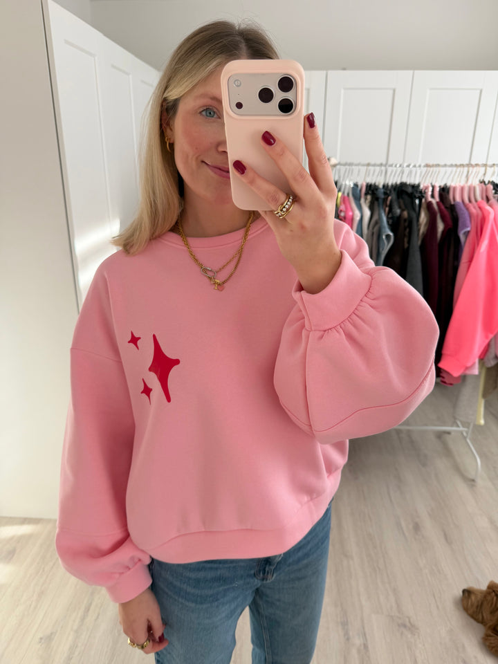 Sweater Amor por favor - Rosa