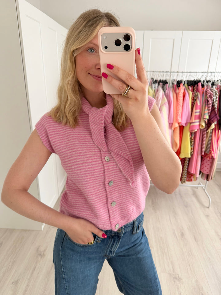 Striped Knit Weste