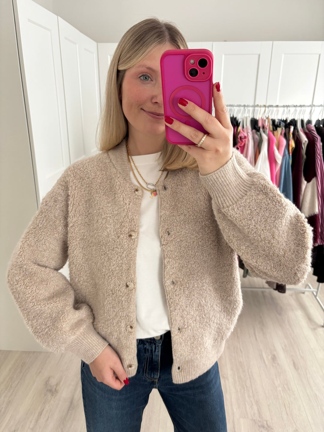 Teddy Bomberjacke