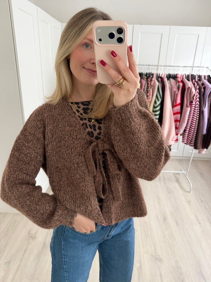 Chunky Knot Cardigan