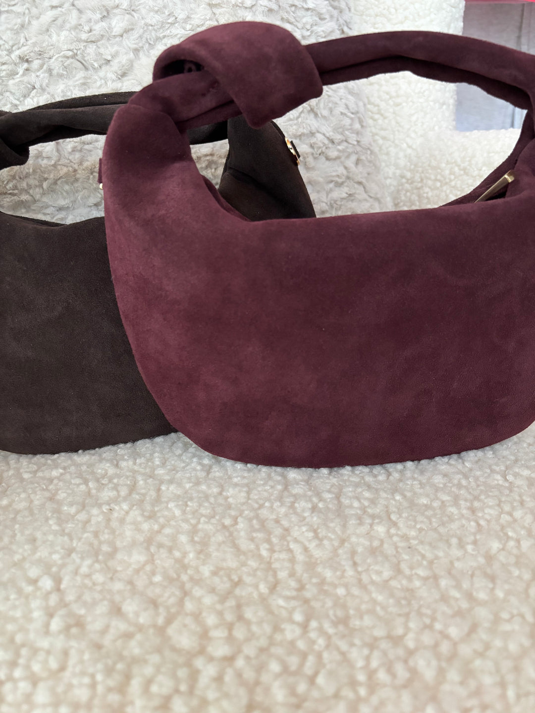 Knot Suede Bag