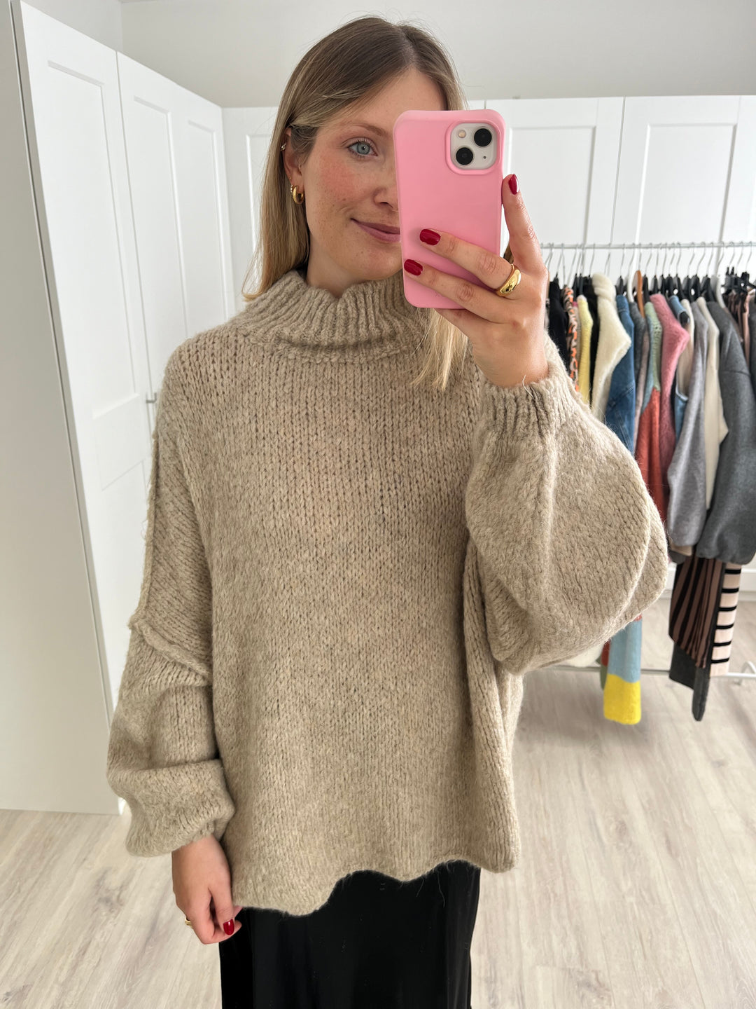 Pullover Classic Knit - Beige