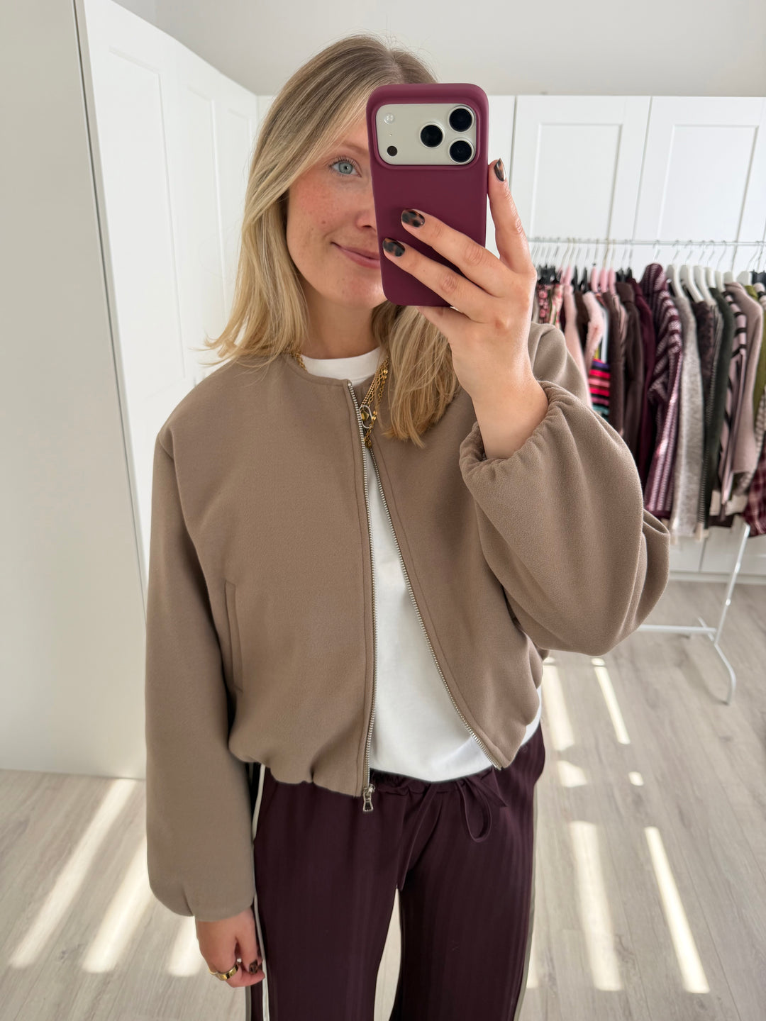 Cropped Bomberjacke