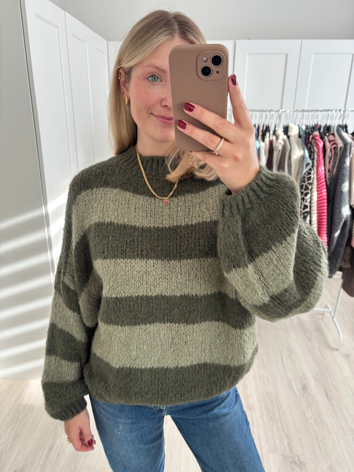 Bold Stripes Pullover