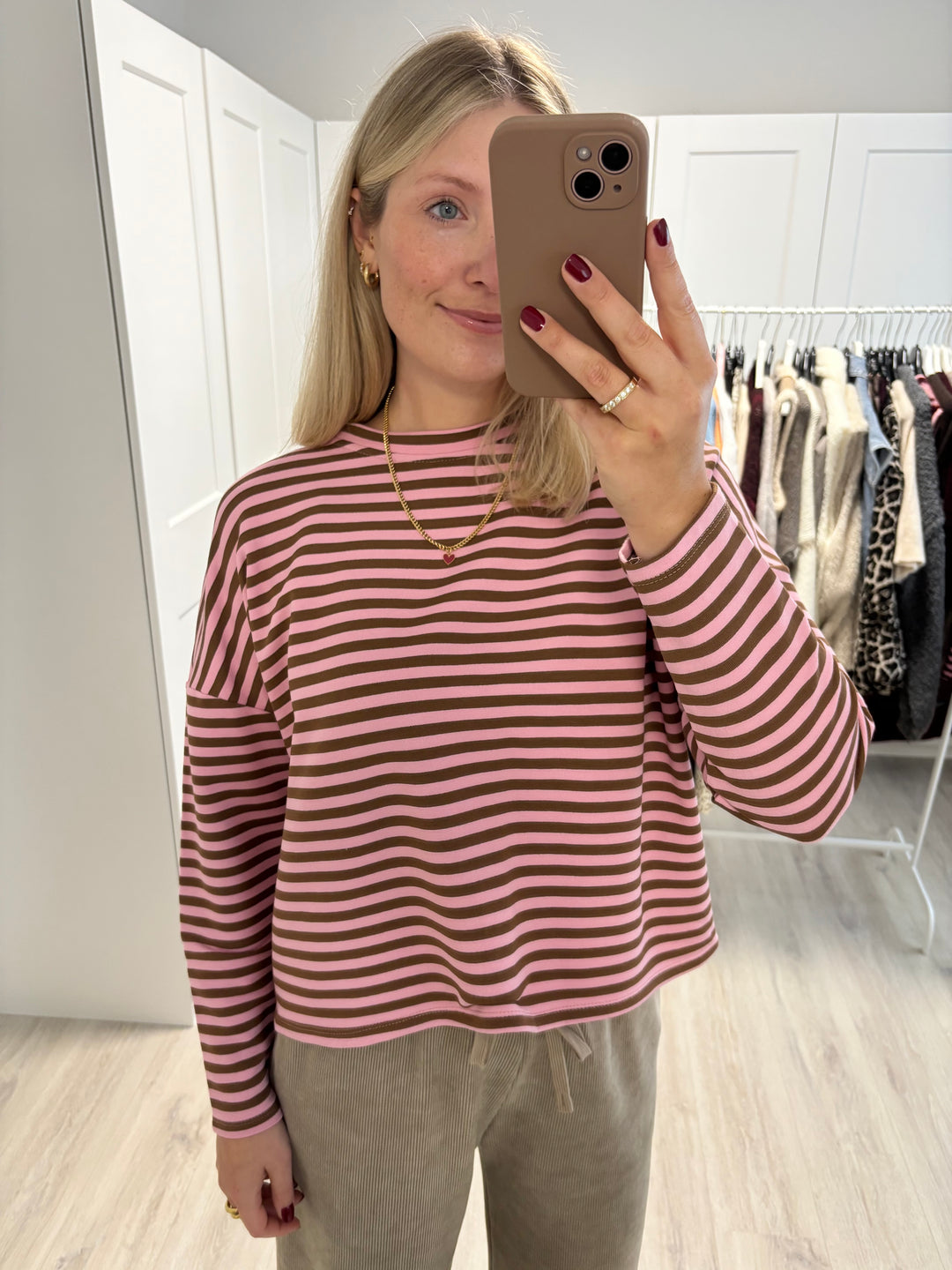 Happy Stripes Sweater (kurz)