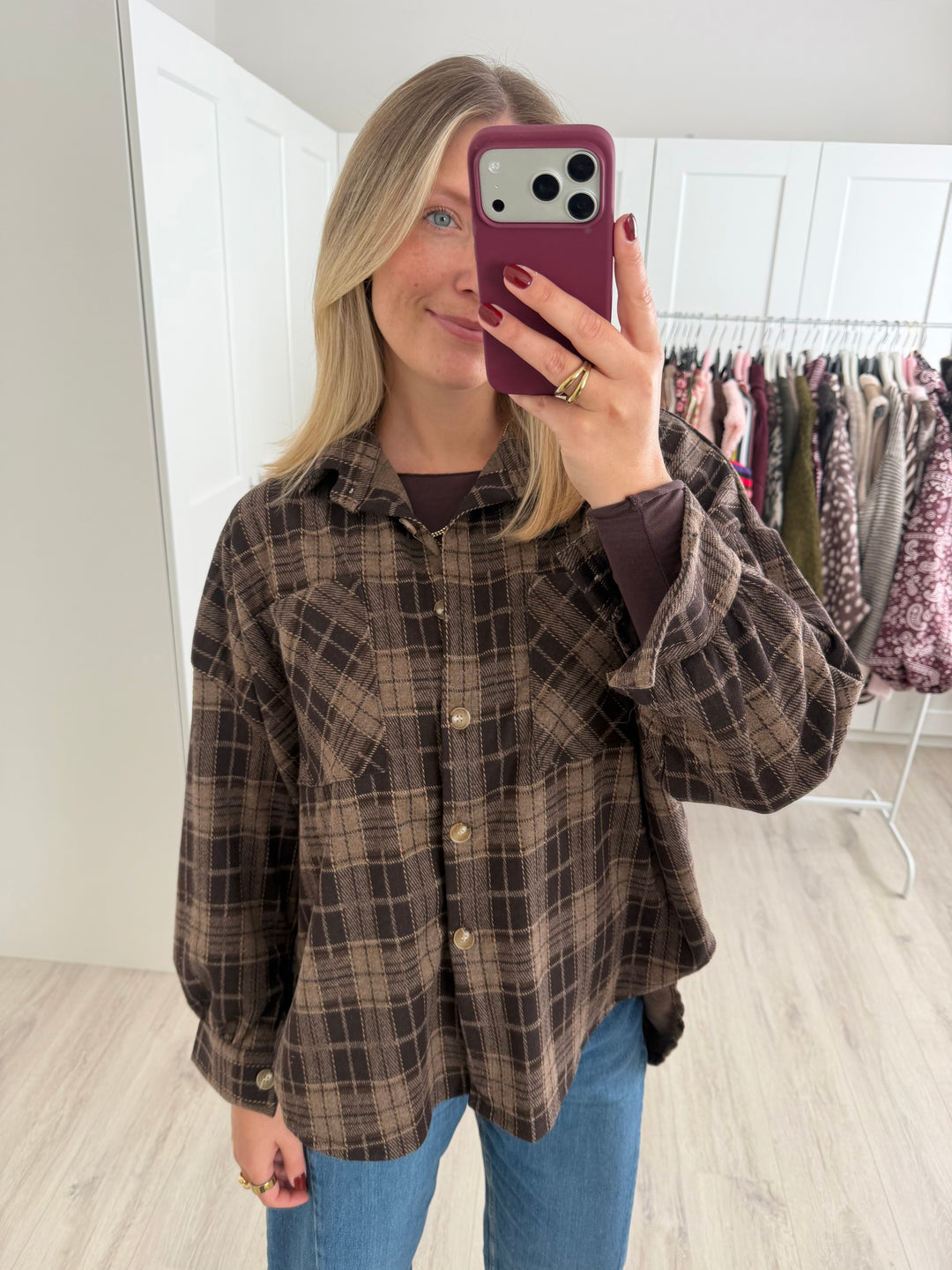 Oversized Flanellhemd