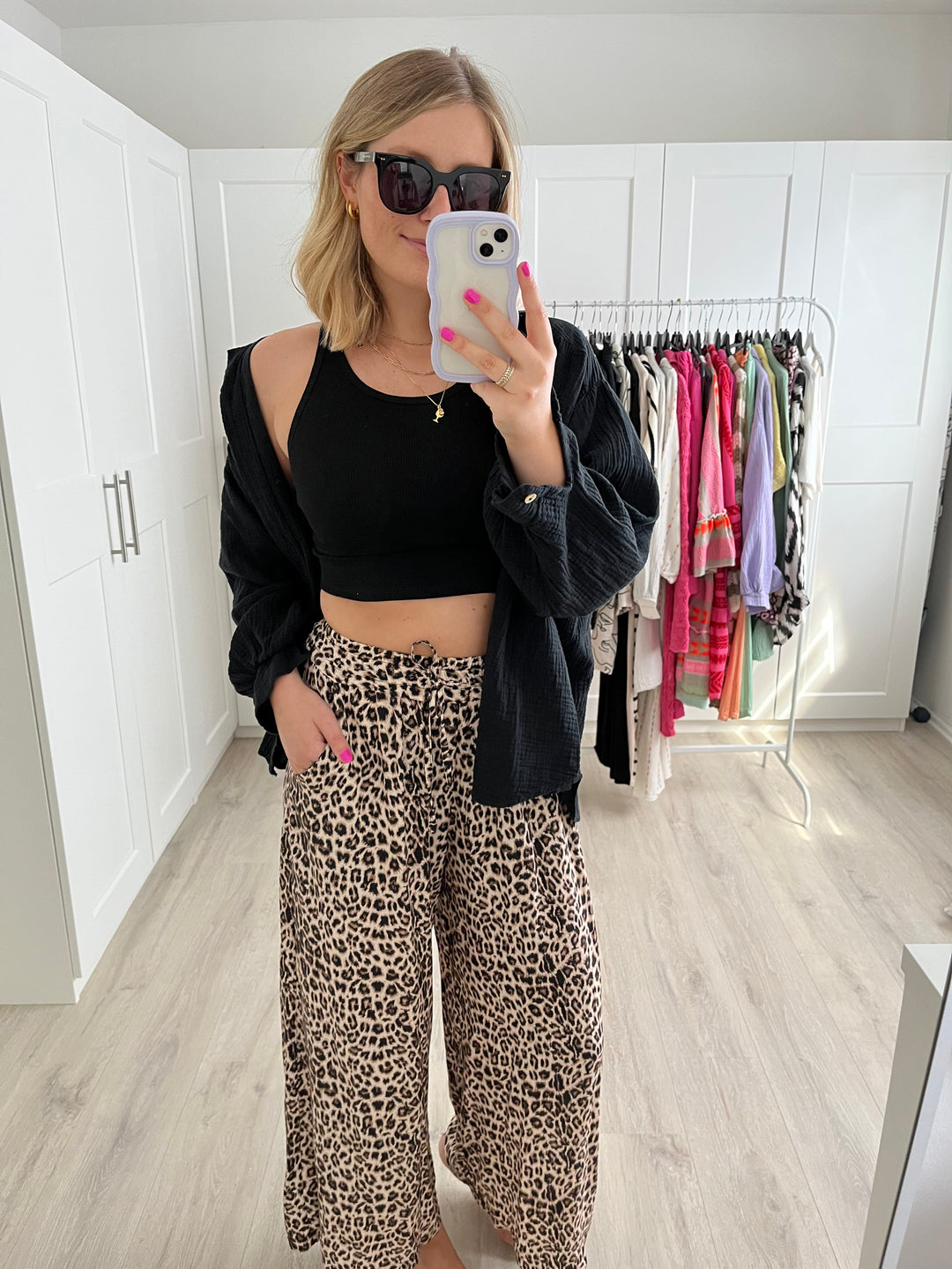 Crop Top Classy - Schwarz