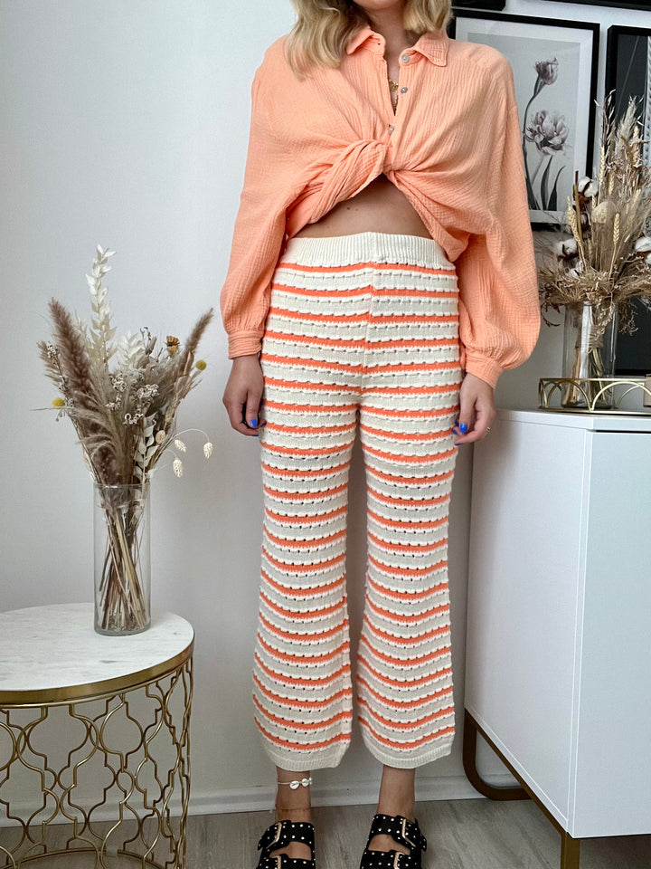 Hose Summer Feeling - Creme/Orange