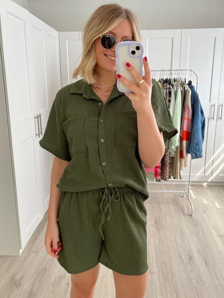 Set French Riviera (kurz) - Khaki