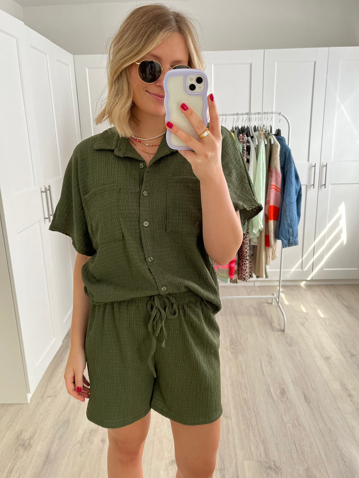 Set French Riviera (kurz) - Khaki